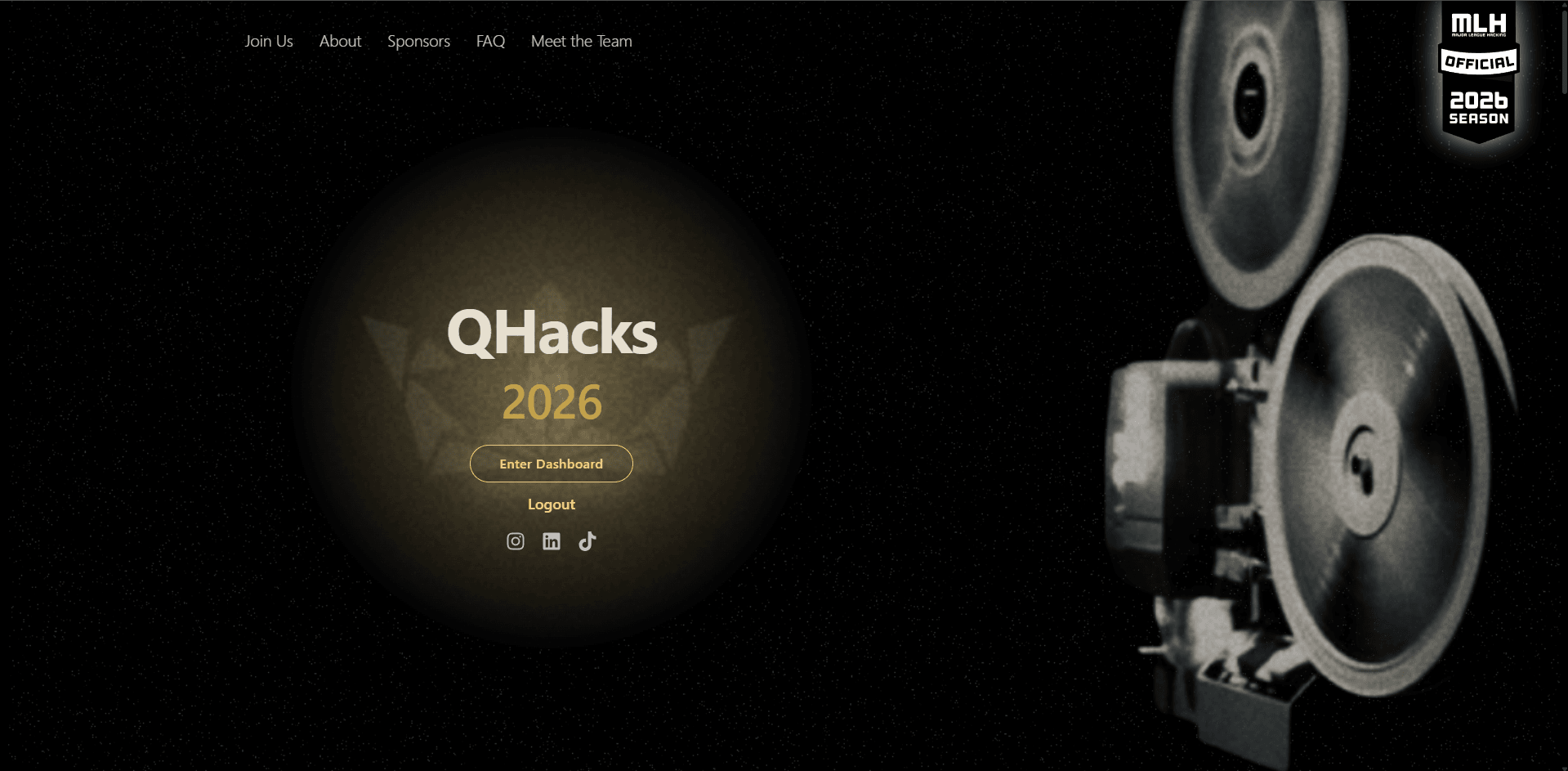 QHacks 2026 landing page
